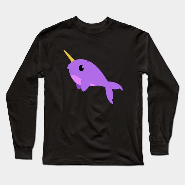 Narwhal Long Sleeve T-Shirt by Joyouscrook